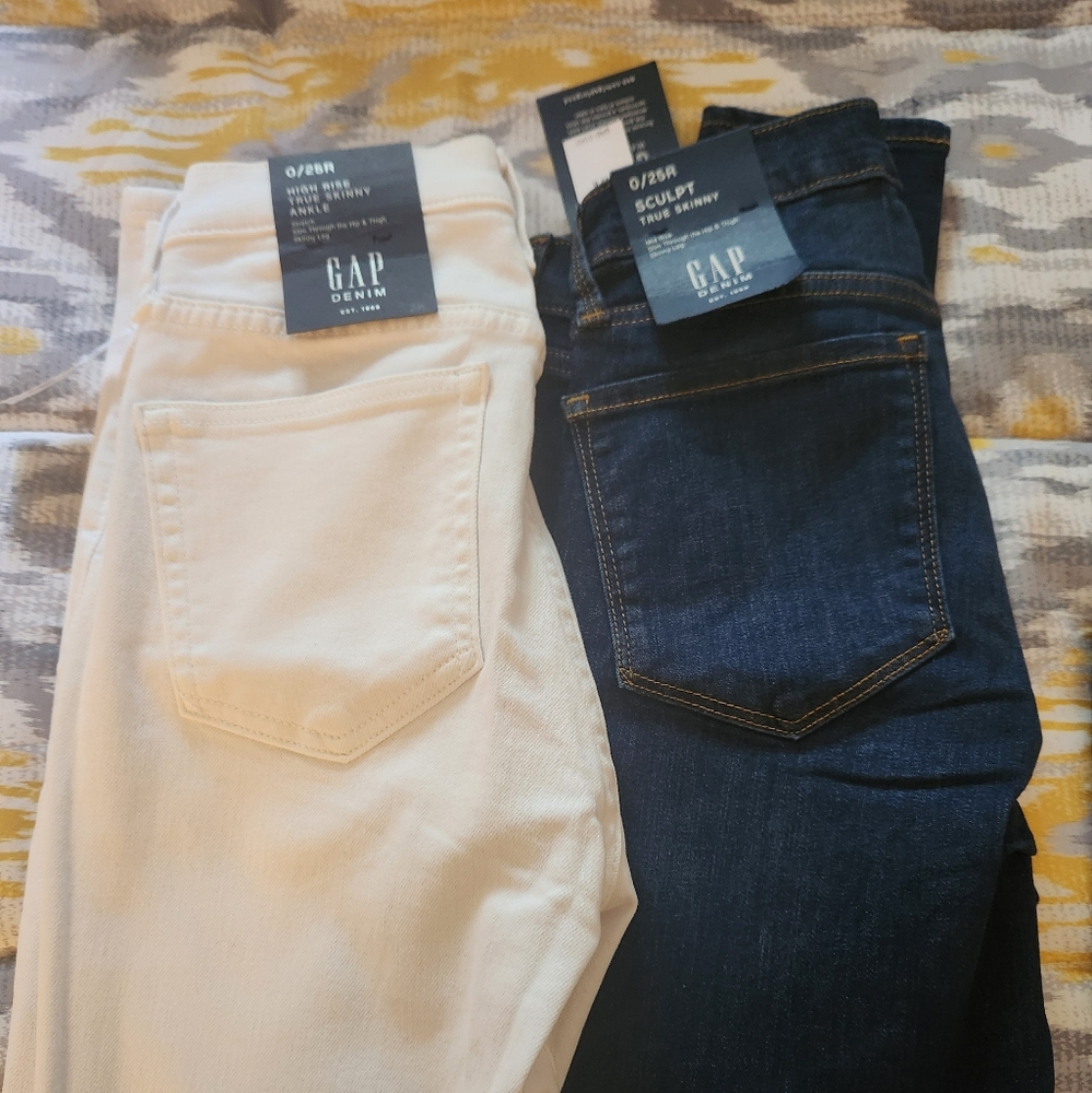 Two Pair- Gap Skinny Jeans